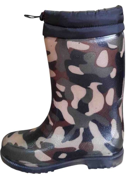 Kamuflaj Desenlı Yetıskın Cızme