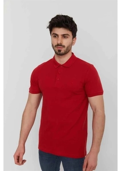 Erkek T-Shirt 4613 Kırmızı