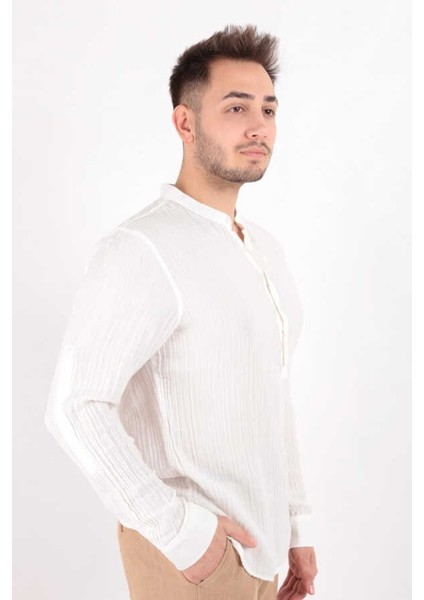 Erkek Gömlek 2025 Beyaz