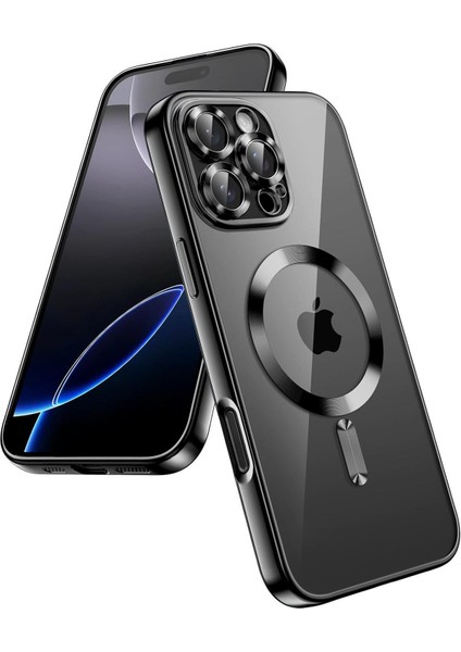 Apple iPhone 16 Pro Max Kılıf Magsafe Özelilkli Kamera Lens Koruma Özellikli Kilif