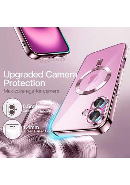 Apple iPhone 16 Plus Kılıf Magsafe Özelilkli Kamera Lens Koruma Özellikli Kilif indirimleri