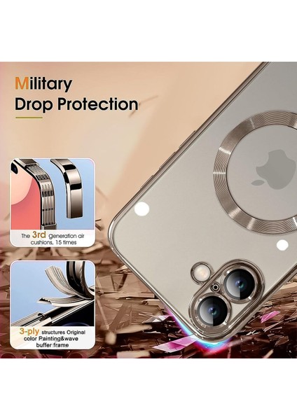 Apple iPhone 16 Kılıf Magsafe Özelilkli Kamera Lens Koruma Özellikli Kilif