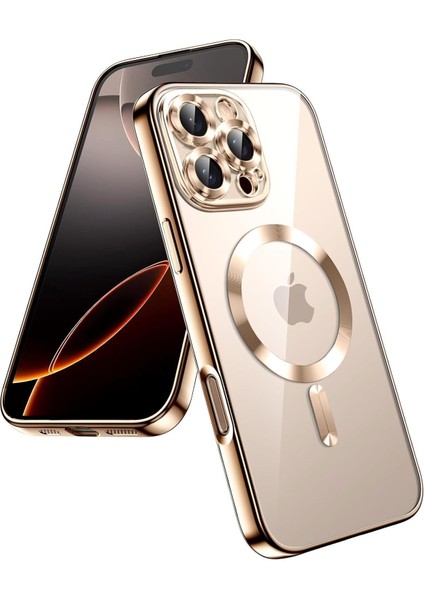 Apple iPhone 16 Pro Max Kılıf Magsafe Özelilkli Kamera Lens Koruma Özellikli Kilif