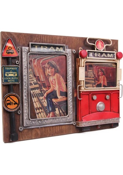 Dekoratif Metal Çerçeve Tramvay Dekorlu fırsatları