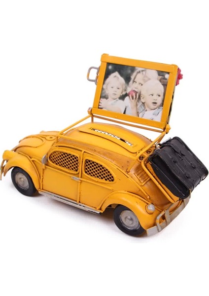 Dekoratif Metal Araba Çerçeveli ve Kumbaralı modelleri