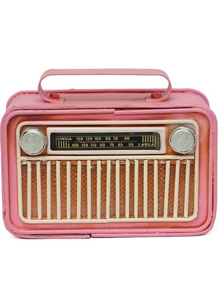 Dekoratif Metal Radyo