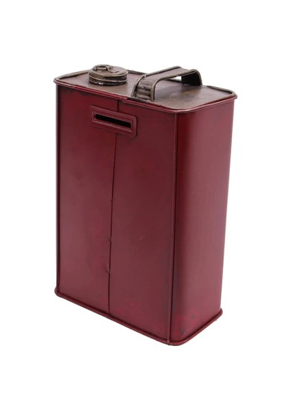 Dekoratif Metal Yakıt Bidonu Kumbaralı indirimleri