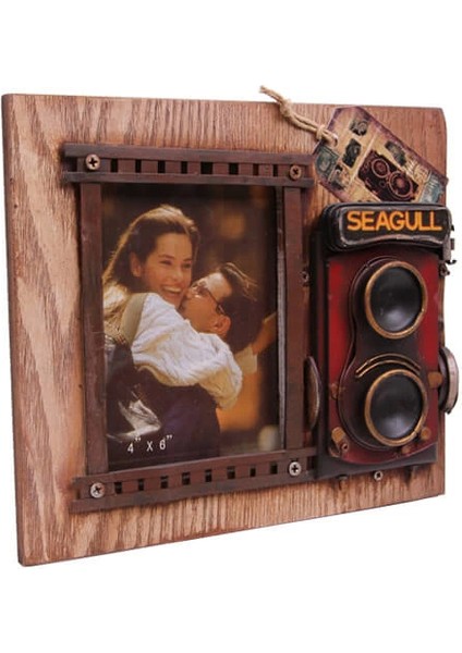 Dekoratif Metal Çerçeve Fotoğraf Makinesi Dekorlu fırsatları
