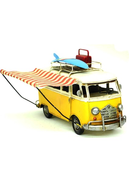 Dekoratif Metal Minibüs Tenteli