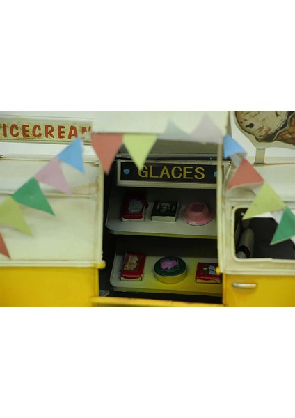 Dekoratif Metal Dondurma Minibüsü modelleri