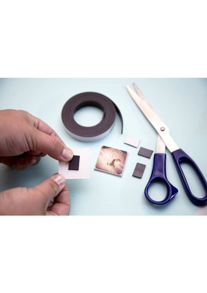 2 Metre Yapışkanı Çok Güçlü Şerit Mıknatıs Magnet, En: 2cm - Resim Mıknatısı Buzdolabı Magnet fırsatları