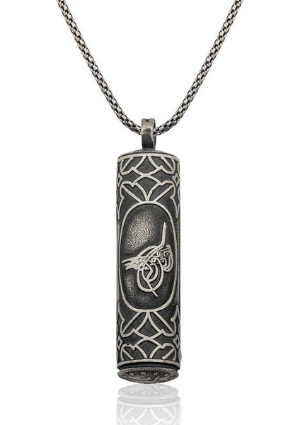 Gümüş Içi Açılabilen Tuğralı Silindir Muskalık fiyatları