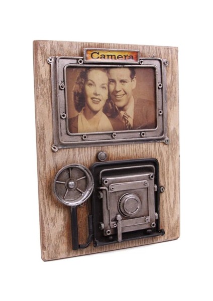 Dekoratif Metal Çerçeve Fotoğraf Makinesi Dekorlu fırsatları