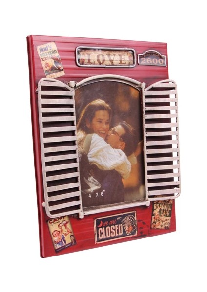 Dekoratif Metal Çerçeve Panjur Temalı fiyatları