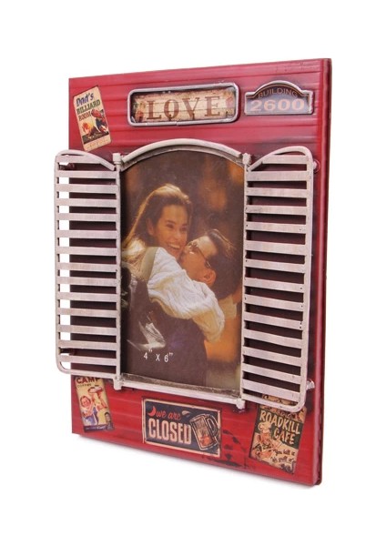 Dekoratif Metal Çerçeve Panjur Temalı modelleri