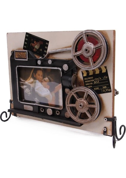 Dekoratif Metal Çerçeve Sinema Projektörü Dekorlu modelleri