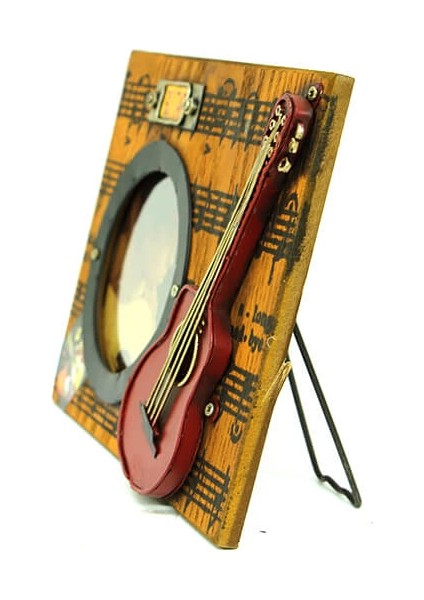 Dekoratif Metal Çerçeve Gitar Dekorlu indirimleri