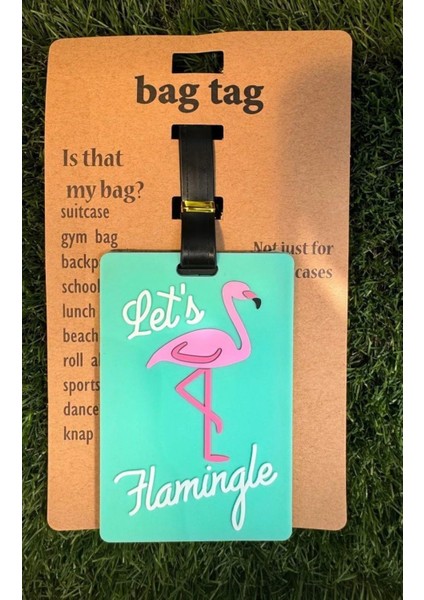 Bavul Valiz Çanta Etiketi/flamingo