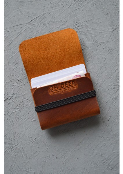 - Hakiki Deri Kartlık - Crazy Deri - Minimal - Camel modelleri