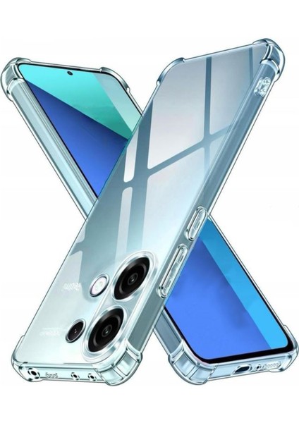 Caseworld Xiaomi Redmi Note 13 4g Kapak Kamera Korumalı Airbag Antishock Köşe Korumalı Şeffaf Silikon Kılıf
