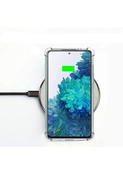 Caseworld Samsung Galaxy S20 Fe Kapak Kamera Korumalı Airbag Antishock Köşe Korumalı Şeffaf Silikon Kılıf indirimleri