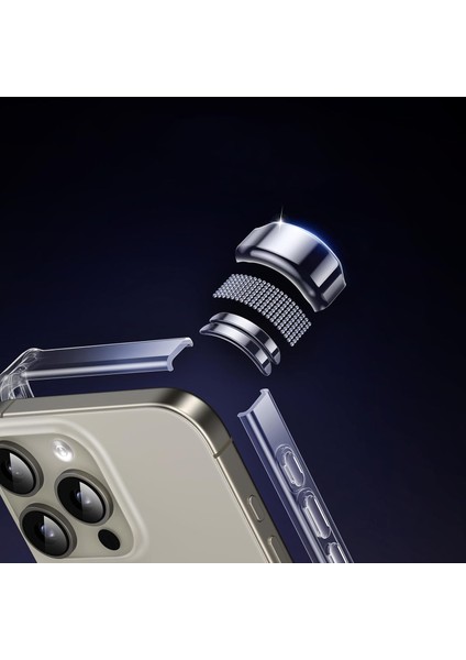 Caseworld Apple iPhone 16 Pro Kapak Kamera Korumalı Airbag Antishock Köşe Korumalı Şeffaf Silikon Kılıf fiyatları