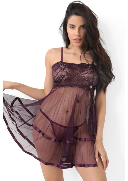 Mor Şifon Pileli GECELIK-835 fırsatları