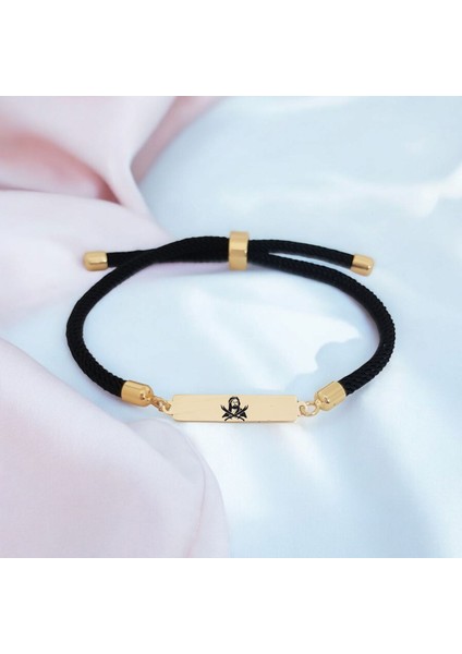 Altın Plakalı 14 Ayar Adalet ve Cesaretin Simgesi Gençlere Özel Hz.ali Bileklik, Derin Anlamıyla Hediyeye Özel Bir Tercih!