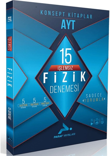 Ayt İşlemsiz Fizik 15 Branş Denemesi