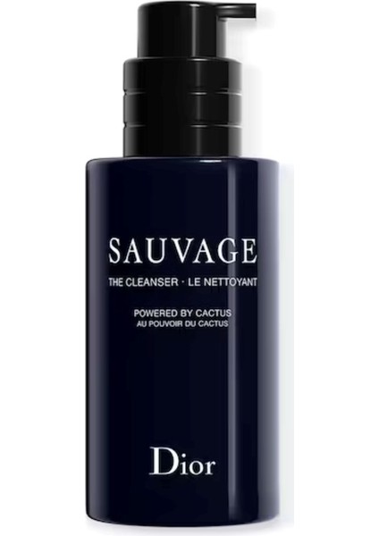 Sauvage The Cleanser - Face Cleanser For Men Black Charcoal And Cactus 125 ml
