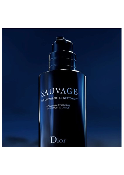 Sauvage The Cleanser - Face Cleanser For Men Black Charcoal And Cactus 125 ml