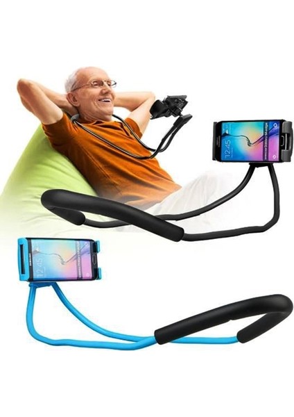 Telefon Tutucu Boyunluk Akrobat - Esnek Telefon Tutucu - Telefon & Tablet Standı - Portatif Telefon Boyunluğu - Akrobat Boyunluk Tablet Telefon Tutucu