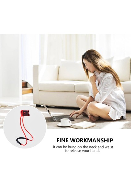 Telefon Tutucu Boyunluk Akrobat - Esnek Telefon Tutucu - Telefon & Tablet Standı - Portatif Telefon Boyunluğu - Akrobat Boyunluk Tablet Telefon Tutucu