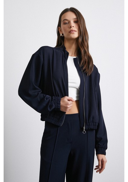 Bomber Ceket Lacivert