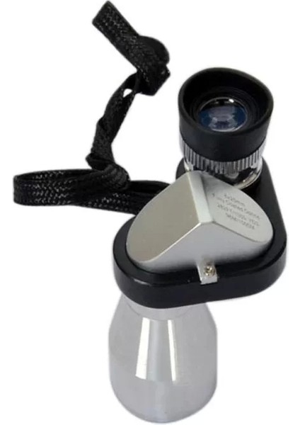 8X20 Tekli Dürbün Monoküler Mini Dürbün Kırmızı Camlı Avuç Içi Dürbünü