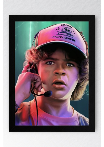 Stranger Things Dustin Çerçeveli Tablo - Dizi Posteri Tablo