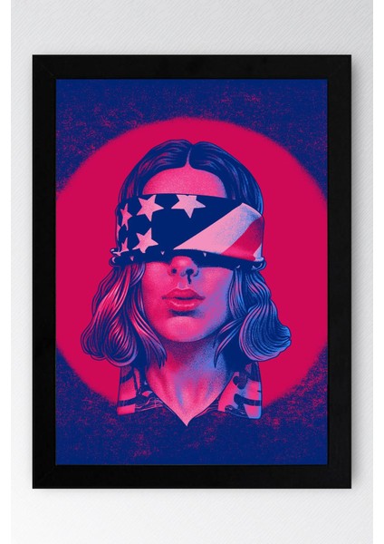 Stranger Eleven Things Çerçeveli Tablo - Dizi Posteri Tablo