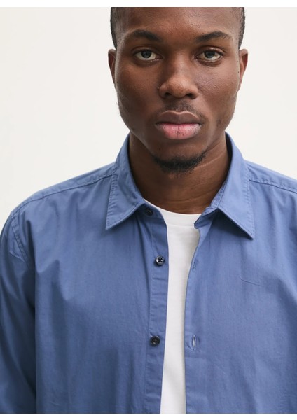 Normal Açık Mavi Düz Erkek Gömlek 50500216_ERMO 10252145 01 modelleri