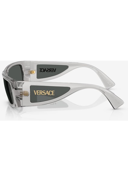 VE4482 Dikdörtgen Gri Şeffaf Erkek Güneş Gözlüğü modelleri