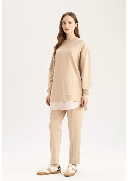Harem Basic Düz Sweatshirt Kumaşı Pantolon D9363AX25SP fiyatları