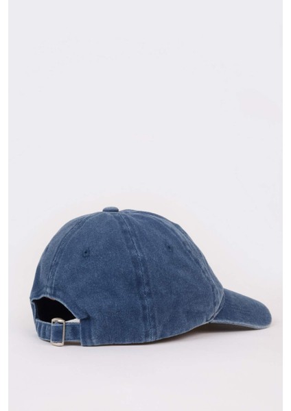 Erkek Çocuk Nakışlı Jean Cap Şapka D5313A825SM