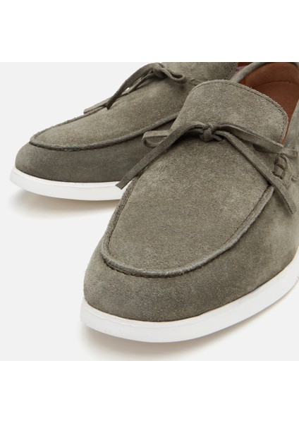 02AYH305480A840 Deri Yeşil Erkek Loafer
