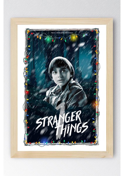 Stranger Things Çerçeveli Tablo - 1.sezon Dizi Posteri Tablo