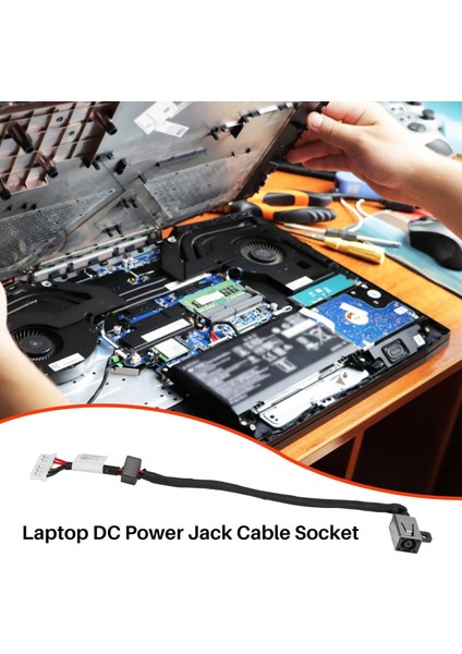 Dell Inspiron 15-5000 5555 5558 DC30100UD00 Için Yeni Dc Güç Jakı Kablo Soketi (Yurt Dışından) fırsatları