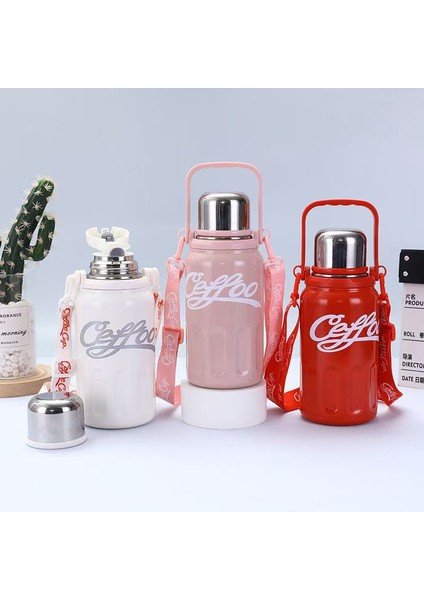 Kola Pot 316 Paslanmaz Çelik Termos Bardak Coca-Cola Aynı Stil Büyük Kapasiteli Su Bardağı (Yurt Dışından)
