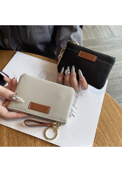 Para Cüzdanı Mini Kompakt Anahtar Çantası Madeni Para Çantası Bayan Kısa Cüzdan (Yurt Dışından) indirimleri