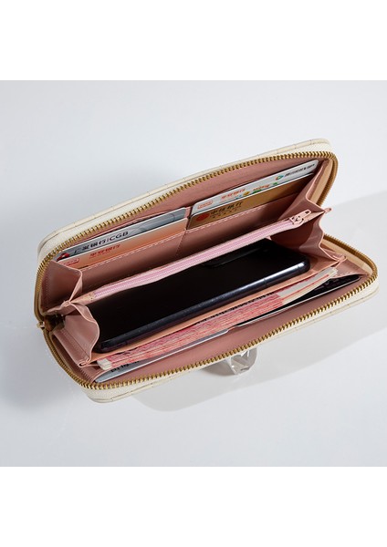Bayan Cüzdan Moda Çok Fonksiyonlu Çoklu Kart Yuvası Cep Telefonu Çantası Clutch (Yurt Dışından)