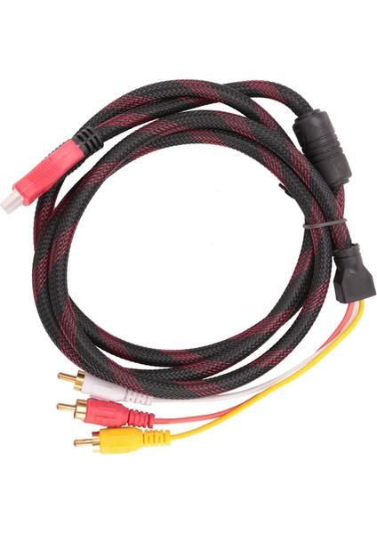 Abd 5ft Hdmı'dan 3 Rca Video Ses Av Bileşen Dönüştürücü Adaptör Kablosu Hdtv Için (Yurt Dışından)