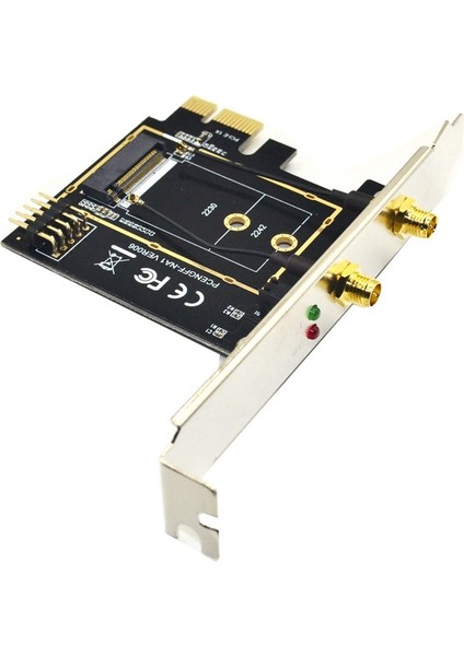 M.2 Wifi Adaptörü M2 Ngff Anahtarı Ae'den Mini Pci Express Wifi Yükseltici Pcı-E 1x Ngff Kablosuz Destek Mini Pcie Ağ Kartı A (Yurt Dışından)