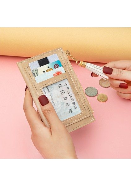 Kart Tutucu Kadın Para Cüzdanı Çoklu Kart Yuvası Mini Küçük Cüzdan Kadın Kart Tutucu (Yurt Dışından) fiyatları